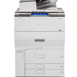 White multifunction office printer/copier machine.