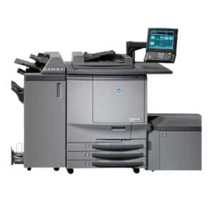 Modern office multifunction printer/copier machine.