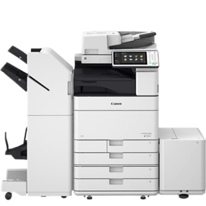 Canon multifunction office printer with paper trays