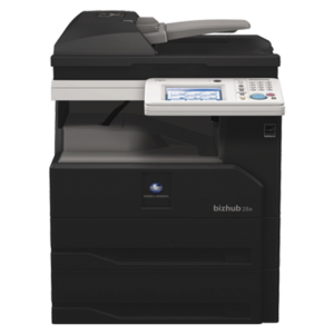 Modern office multifunction printer/copier machine.