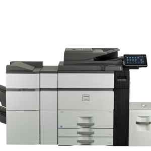 Modern office multifunction printer/copier machine.