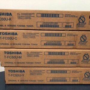 toshiba (genuine) t fc50u toner cmyk (set of 4)