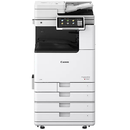 Canon multifunction office printer with touch screen.